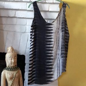 (EUC) Helmut Lang asymmetrical silk tank M